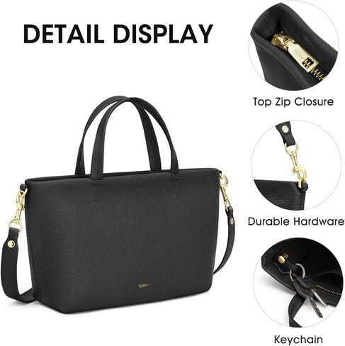 Kattee Leather Crossbody Bags for Women Trendy, Small Shoulder Purses Top Handle Handbags with Adjustable Strap in Kuwait