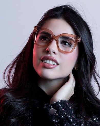 VOOGLAM Stylish Square Blue Light Blocking Glasses for Women Men Anti Eyestrain UV Eyewear Naila in Kuwait