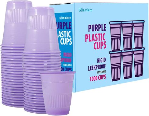 1000 Pack 5 oz Plastic Disposable Recyclable Cups, Dental Cups, Party Cups, Mouth Rinse Cup, Bathroom Cups, Party Tumblers, Jello Shot Cups, Offices, School, Hospitals, Home and more (Sky Blue, 1000) in Kuwait