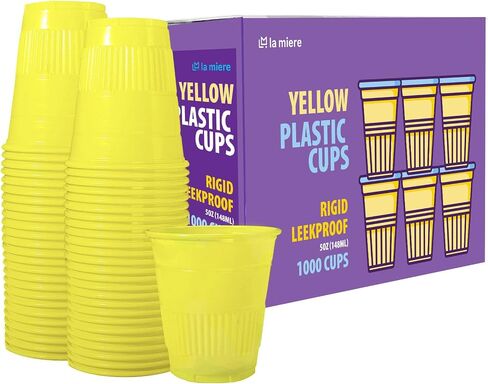 1000 Pack 5 oz Plastic Disposable Recyclable Cups, Dental Cups, Party Cups, Mouth Rinse Cup, Bathroom Cups, Party Tumblers, Jello Shot Cups, Offices, School, Hospitals, Home and more (Sky Blue, 1000) in Kuwait