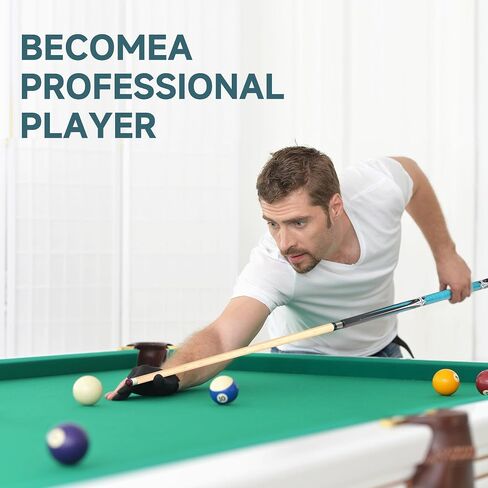 HomeSeason Pool Cue Stick 57" Billiard Cue Sticks Professional Low Deflection Pool Sticks in Kuwait