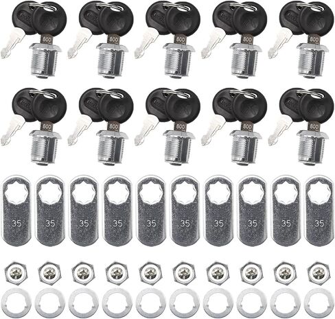5/8'' Cylinder Length Fits on 0.4'' Max Panel Thickness, Secure File Drawer Mailbox RV Storage Tool Box Replacement Lock Set Cabinet Locks in Saudi Arabia