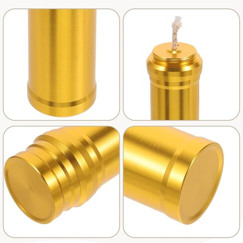 حافظة مصباح موقد كحول صغير محمول من INOOMP، مصباح معدني صغير محمول لشعل الكحول من سبائك الألومنيوم، موقد كحول للتخييم في الهواء الطلق، نزهة، معدات مختبر، أداة تسخين in Kuwait