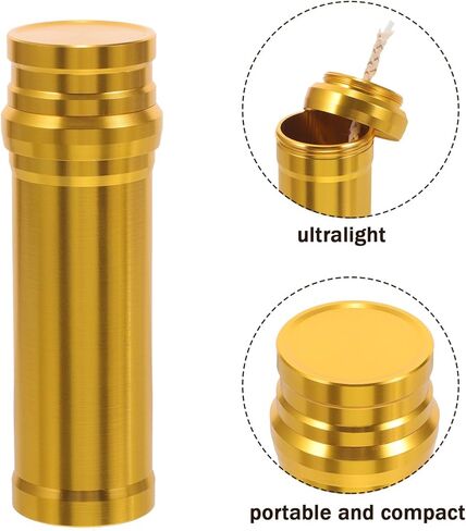 حافظة مصباح موقد كحول صغير محمول من INOOMP، مصباح معدني صغير محمول لشعل الكحول من سبائك الألومنيوم، موقد كحول للتخييم في الهواء الطلق، نزهة، معدات مختبر، أداة تسخين in Kuwait