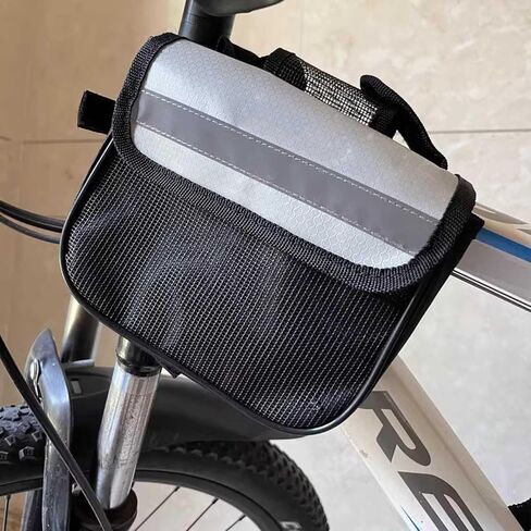 Bike Bag, Bicycle Accessories,Waterproof Bicycle Frame Bag Hard Case,Black in Saudi Arabia