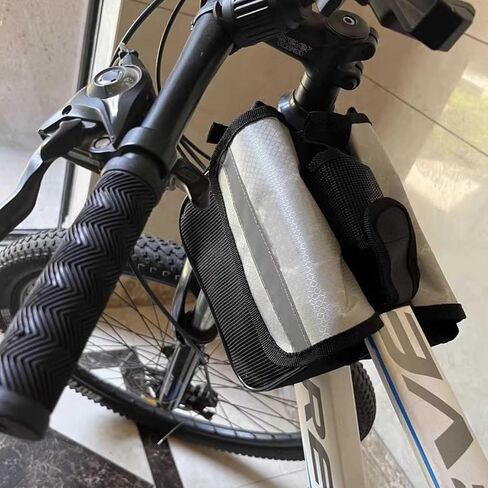 Bike Bag, Bicycle Accessories,Waterproof Bicycle Frame Bag Hard Case,Black in Saudi Arabia