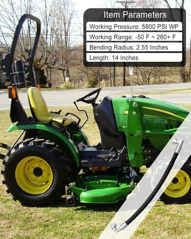 استبدال خرطوم هيدروليكي AW29374 مناسب للرافعات الأمامية John Deere موديل D120 410 430 420 210 120R 200CX 419 300E H120 H130 H165 300CX 300R 400E in Saudi Arabia