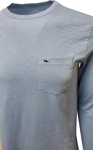 تيشيرت جيب مطرز بأكمام طويلة للرجال من Vineyard Vines in Saudi Arabia