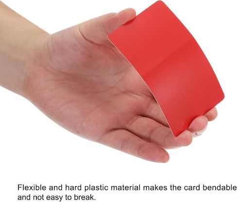 MECCANIXITY 10pcs Blank PVC Cards Color, CR80 15 Mil Plastic Cards Blank ID Card Waterproof for ID Badge, Credit Cards, Identification Badges, Printer, Black in Saudi Arabia