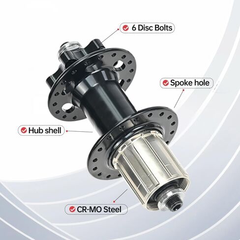 Bike Hubs MT001F/R 32 Holes Quick Release Bike Wheels 100/135mm Bicycle Hubs Disc Brake Cycle Hub in Saudi Arabia