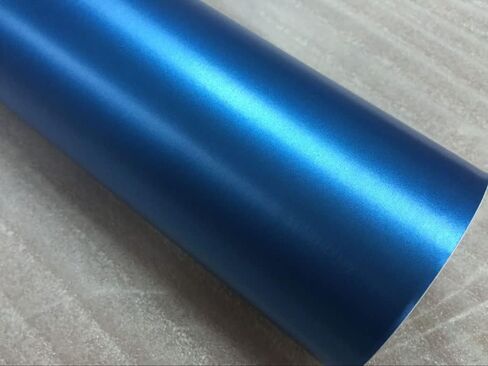 LZLRUN Brushed Metallic Steel Vinyl Wrap Roll with Air Release Technology DIY Styling Adhesive Decal Wrapping Car Accessories (Orange, 1ft x 5ft) in Saudi Arabia