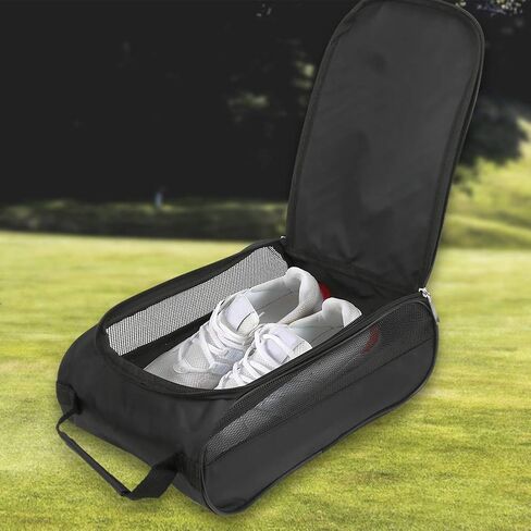 Shoe Bag Breathable Zippered Shoe Carrier Sports Shoe Bag Golfball Shoes Storage in Saudi Arabia