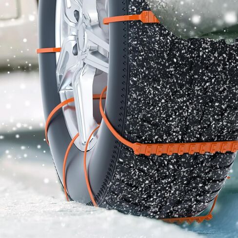 Topteng Tire Snow Chains, 20PCS Snow Tire Chain Anti-Skid Belt for Car Truck SUV Emergency Winter Driving in Saudi Arabia