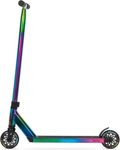 Sullivan Antic V2 Pro Stunt Scooter Oil Slick - سكوتر حيلة عالي الأداء مع سطح ألومنيوم 6061، وعجلات 110 ملم، وقضبان على شكل حرف T، ومقابض ناعمة، وفرامل قدم - مثالية للحيل ومنتزه التزلج in Kuwait