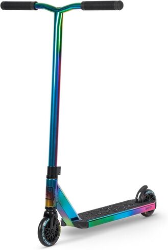 Sullivan Antic V2 Pro Stunt Scooter Oil Slick - سكوتر حيلة عالي الأداء مع سطح ألومنيوم 6061، وعجلات 110 ملم، وقضبان على شكل حرف T، ومقابض ناعمة، وفرامل قدم - مثالية للحيل ومنتزه التزلج in Kuwait