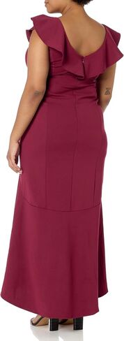 AVENUE Women's Plus Size Dress Destiny Ruffle in Saudi Arabia