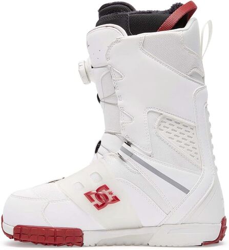 حذاء DC X Howl Phantom BOA للرجال على الجليد باللون الأبيض/الأحمر 9 in Kuwait