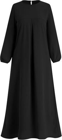 ODIZLI Abaya for Women Modest Dress Middle East Arabian Robe Islamic Long Dress Muslim Dress in Saudi Arabia