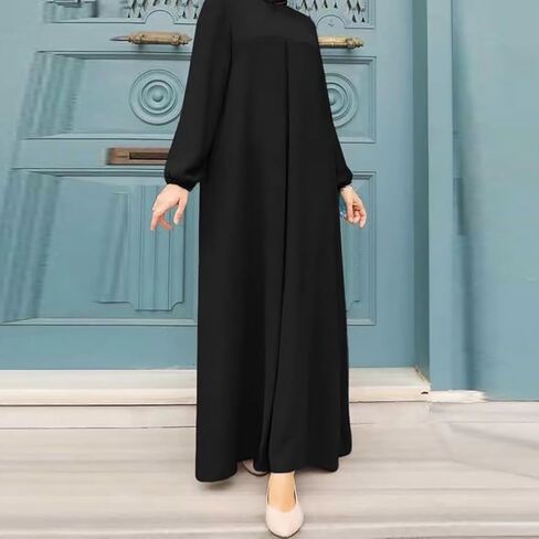 ODIZLI Abaya for Women Modest Dress Middle East Arabian Robe Islamic Long Dress Muslim Dress in Saudi Arabia