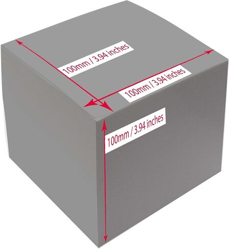 Memo Cube Refill, 100 x 100mm, 1,000 Sheets (Loose), 80gsm, Refill pad, Zero Plastic Packaging in Saudi Arabia