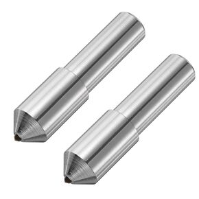 uxcell 2pcs Diamond Dressers, 10mm x 50mm (13/32" x 2") Single Tapered Point Grinding Wheel Round Pen Welded Diamond Dressing Tools, Silver Tone