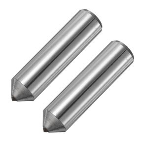 uxcell 2pcs Diamond Dressers, 11mm x 152mm (7/16" x 6") Single Tapered Point Grinding Wheel Round Pen Welded Diamond Dressing Tools, Silver Tone
