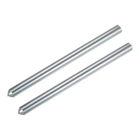 uxcell 2pcs Diamond Dressers Single Tapered Point Grinding Wheel Round Pen Dressing Tools 3/8" x 6", Silver Tone