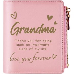 THTCSQ To My Daughter Gifts,Leather Wallet for Women,Personalized Engraved Wallet,Birthday Gift Graduation Back to School Christmas Gifts for Her (Daughter)