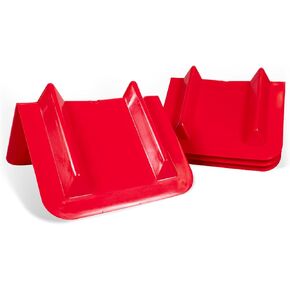 US Cargo Control Flatbed Corner Protectors 9" X 9" X 11" (4-Pack), Use Up to 4 Inch Webbing on Flatbed Edge Protectors, Protect Cargo Edges & Extend The Life of Your Straps, Drywall Corner Protectors