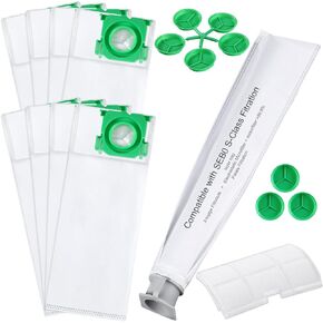 Tondiamo Service Box Compatible with Sebo 5828er Compatible with Sebo X Series Vacuum Cleaners and Comes with 8 Filter Bags, 1 Exhaust Filter and 1 Electrostatic Microfilter