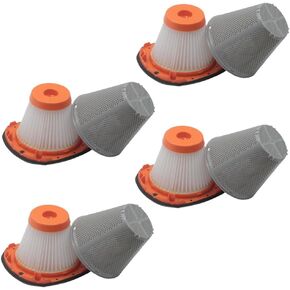 4 PCS N900287 HEPA Filter Replacement for BLACK+DECKER 20V MAX POWERCONNECT Handheld Vacuum Models BCHV001C1 & BCHV001D1 & BCHV001B, Also Fit for CRAFTSMAN V20 Cordless Hand Vac