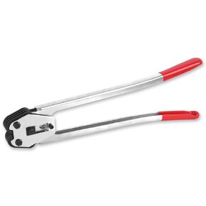 Steel Banding Tool Strapping Sealer - 2 in 1 Crimper & Sealer with 20" Extra-Long Handle and Enhanced Bite for PET Banding 1/2"~3/4"-Steel Strapping Tool for Heavy Duty Package