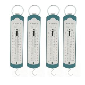 Newton Force Meter Spring Scale, 4 Pcs Newton Meter Spring Dynamometer, Portable Spring Scale for Student Physics Experiment Teaching Demonstration(1N)