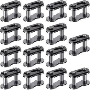 15PCS #40 Roller Chain Connecting Links, Heavy Duty Manganese Steel Master Connector Links