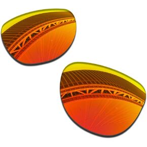 عدسات بديلة مستقطبة 1.5 مم لنظارات Oakley Frogskins XS OJ9006 مقاس 53 مم، مضادة للخدش | مناسب تمامًا