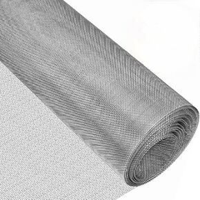 Wire Mesh Stainless Steel Filter Screen Sheets Window Screen Mesh 30x120cm Woven Wire 30 Mesh Fine Wire Mesh Roll Proof Rodent Screen for Vents Cover Hole Garden
