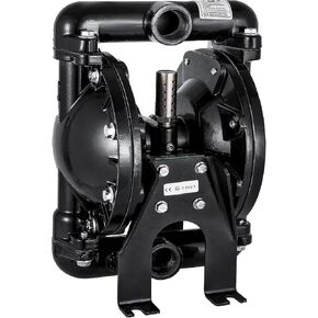 VEVOR Air-Operated Double Diaphragm Pump, 24 GPM 1 Inch Inlet And Outlet, Max 100 PSI, NPT1/2 inch Air Inlet, Corrosion-Proof Aluminum Dual Diaphragm Air Pump for Chemical Industrial Use in Saudi Arabia