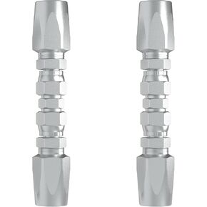 2Pcs 1/4inch Reusable Hydraulic Hose Field Repair Kit for Hydraulic Hose Crimper Fittings #04-04