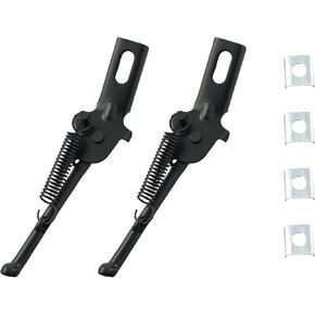 TAODAN 2PCS Bicycle Foot Support with Fixed Piece Non Slip Reinforced Feet 12/14 inch High Carbon Steel Balance Bike Bracket Small Bicycle Parking Ladder Bicycle Universal Bicycle Side Bracket