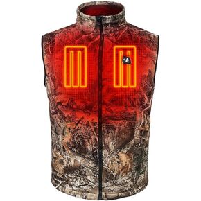 ActionHeat 5V Men’s Softshell Hunting Vest – Active Wear Clothing For Winter Sports – Rechargeable Heated Vest