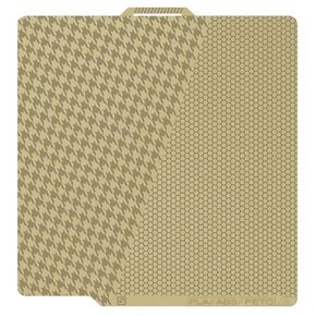Houndstooth & Honeycomb PEI Build Plate for Bambu Lab X1 X1C X1E P1P P1S A1, Etched Textured PEI Bed Plate PEI Spring Steel Plate 257x257 mm 3D Printers