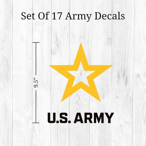 U. S. Army Wall Decals - Officially Licensed United States Army Military Vinyl Wall Stickers Removable Peel and Stick Army Wall Decor Helicoptor Airplane in Saudi Arabia