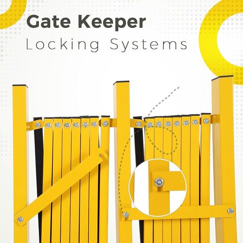 Metal Expandable Barricade, 16FT Folding Safety Traffic Driveway Gate, Portable Crowd Control Barriers Fence in Saudi Arabia