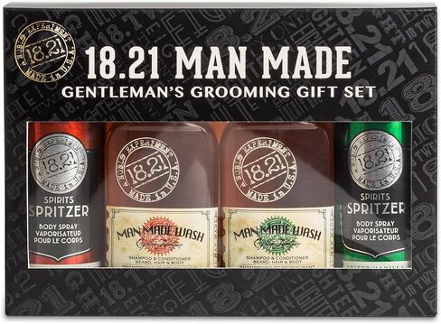 18.21 Man Made Wash And Spirits Spritzer Grooming Gift Set in Saudi Arabia