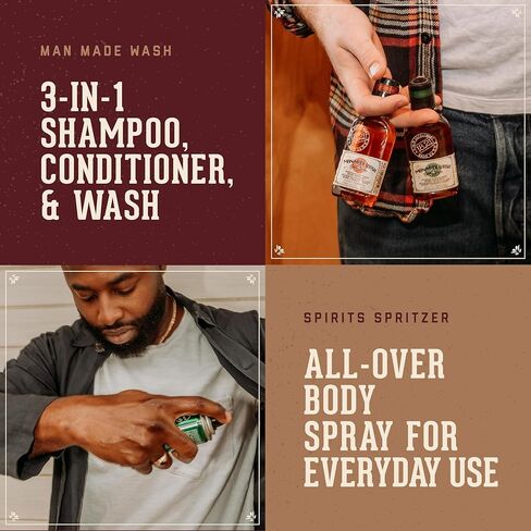 18.21 Man Made Wash And Spirits Spritzer Grooming Gift Set in Saudi Arabia