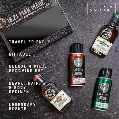 18.21 Man Made Wash And Spirits Spritzer Grooming Gift Set in Saudi Arabia