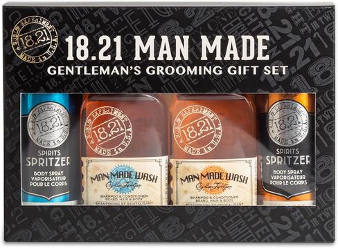 18.21 Man Made Wash And Spirits Spritzer Grooming Gift Set in Saudi Arabia