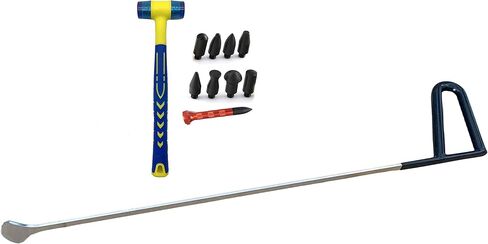 Paintless Dent Removal Rod Tool Whale Tail Kit,11 Pcs Dent Repair Tool Set for Door Dings Hail Repair and Dent Removal in Saudi Arabia