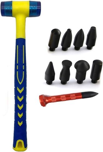 Paintless Dent Removal Rod Tool Whale Tail Kit,11 Pcs Dent Repair Tool Set for Door Dings Hail Repair and Dent Removal in Saudi Arabia