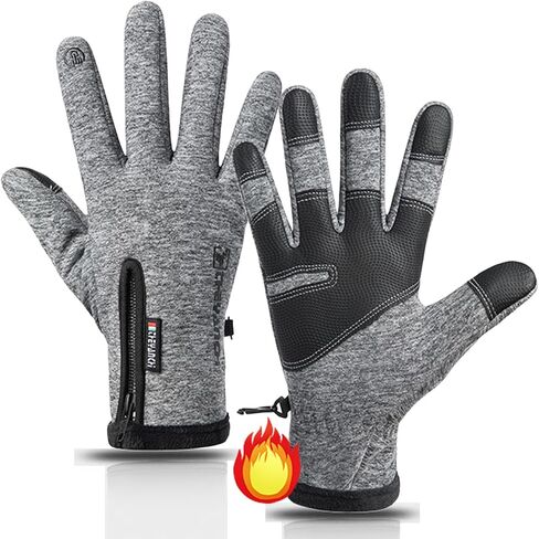 Waterproof Gloves Men Women Winter Warm Touch Screen for Cycling Running Fishing Driving Hiking Skiing Cold Weather in Saudi Arabia